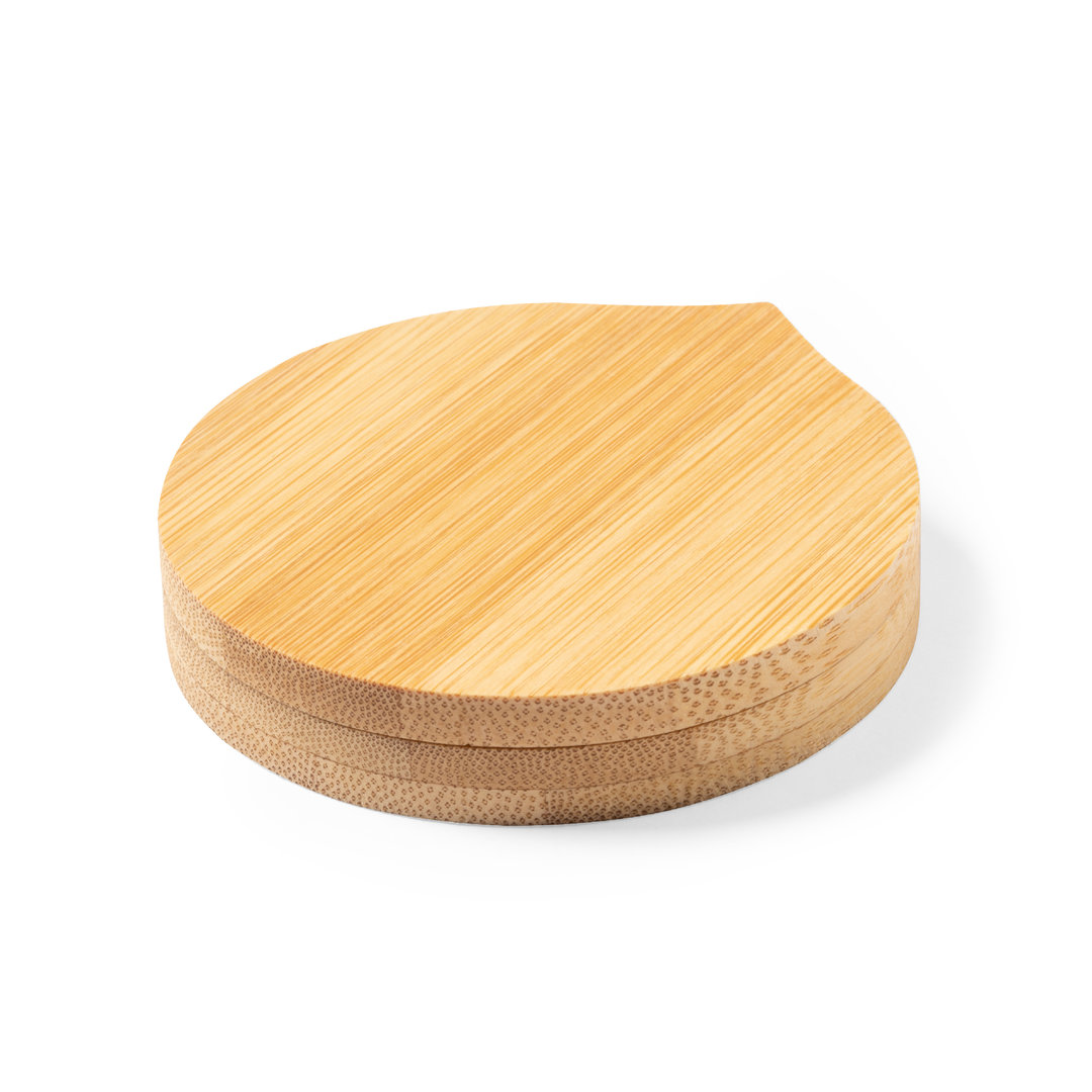 ESPEJO DE MADERA CON TAPA - vista 4