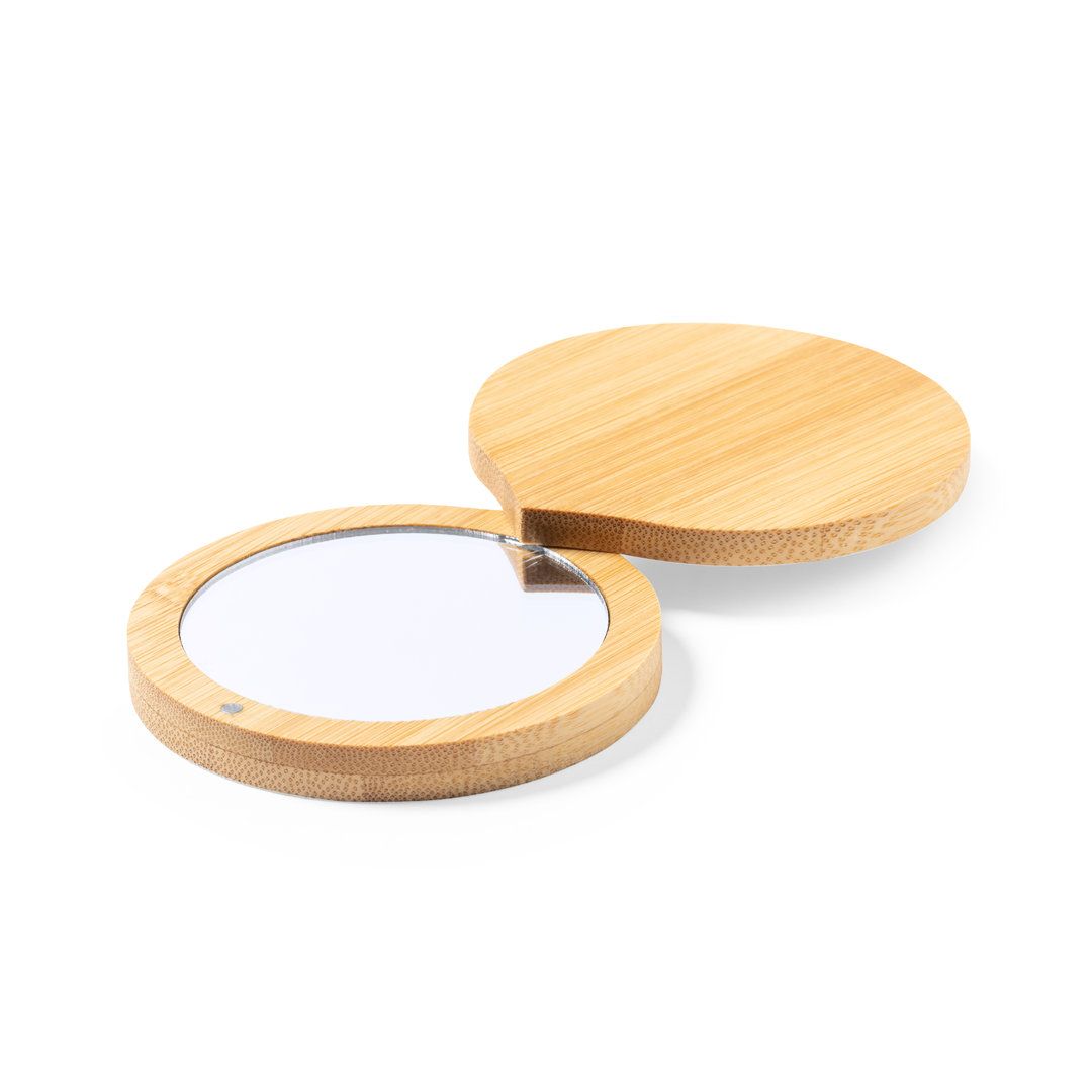 ESPEJO DE MADERA CON TAPA - vista 3