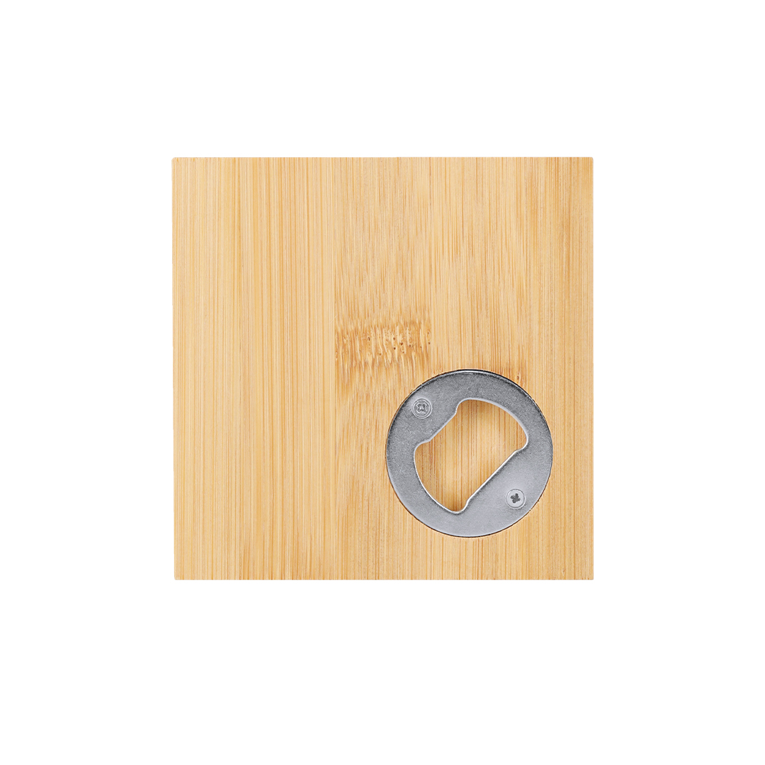 POSAVASO CUADRADO CON ABRIDOR